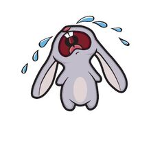 910d436e94e40b6eed94e418d23b9e66 crying-bunny-rabbit-t-shirt-clipart-images-of-a-crying-rabbit 400-400