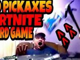 KID PICKAXES FORTNITE MONOPOLY BOARD GAME!!!