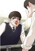 Hobin washing makeup off