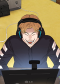 Jihyeok streaming a game [1]