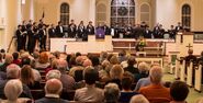 Club performing in Shallotte Presbyterian Church in Shallotte, NC