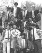 Sullivan (center) with the other founding Hullabahoos