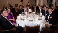 List (left) at the 2013 Rotunda Dinner