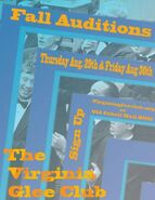 2013 fall auditions poster