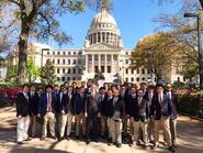 Glee Club with Hob Bryan at the Mississippi State Senate