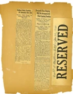Press clippings from the 1936 season.