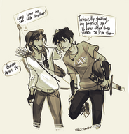 Bianca and Nico di Angelo