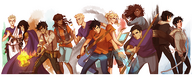 All the major demigods in the series, including Octavian, who is the only legacy.