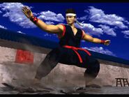 Performing the Stun Palm of Doom in Virtua Fighter CG Portrait Series