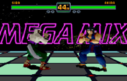 Fighters Megamix VF1 model, vs. Akira