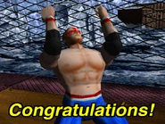 Virtua Fighter 2 congratulations screen