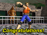 Virtua Fighter 2 congratulations screen 1P