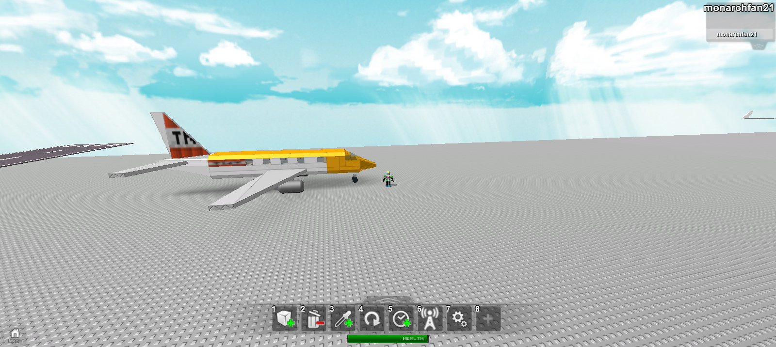 minecraft airplane inside