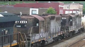 pix The Train Yard Ashland Va ashland virginia virtual railfan