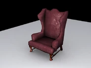Wing back chair