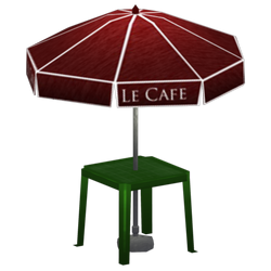Cafe table preview