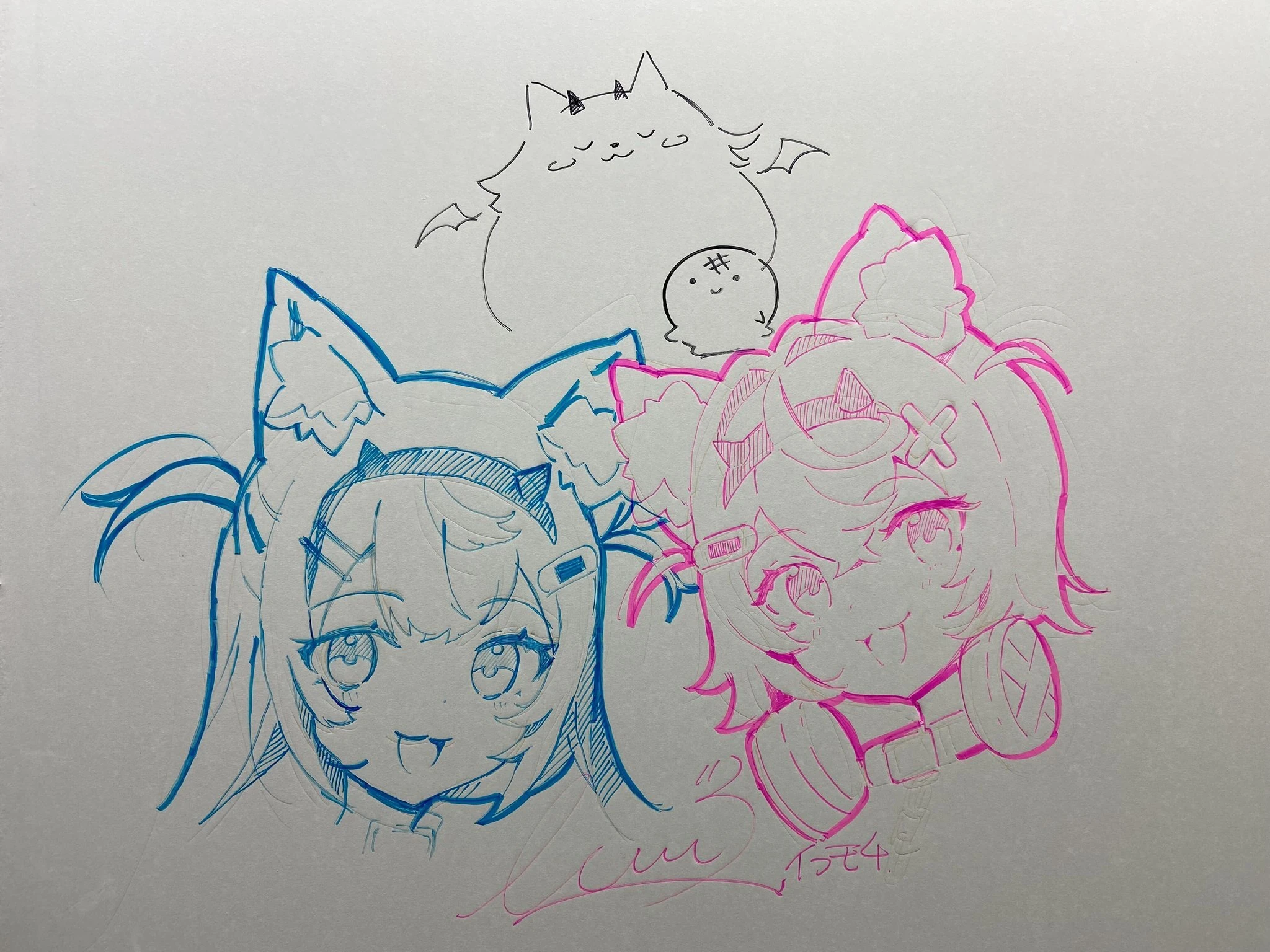 FUWAMOCO hololive SUPER EXPO 2024 Illustration<br>by ICOMOCHI