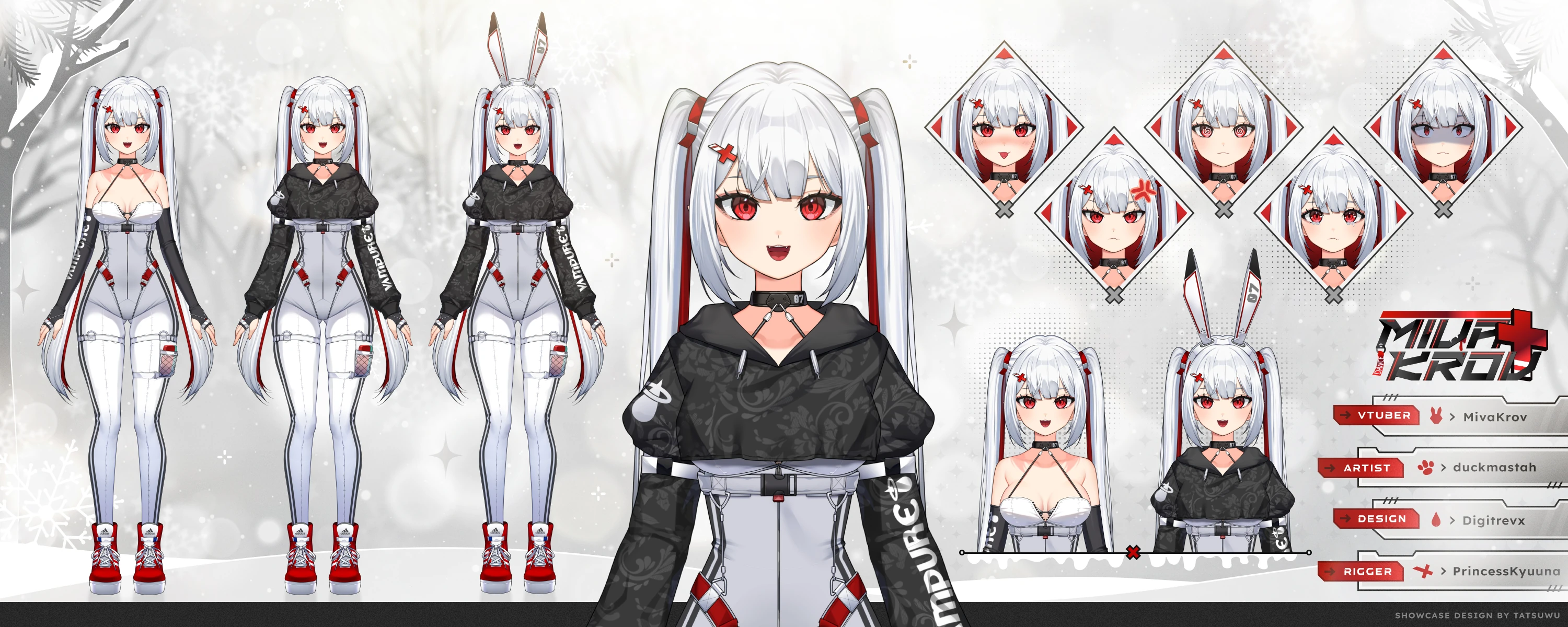 Official Live2D Model Sheet on Twitter/X