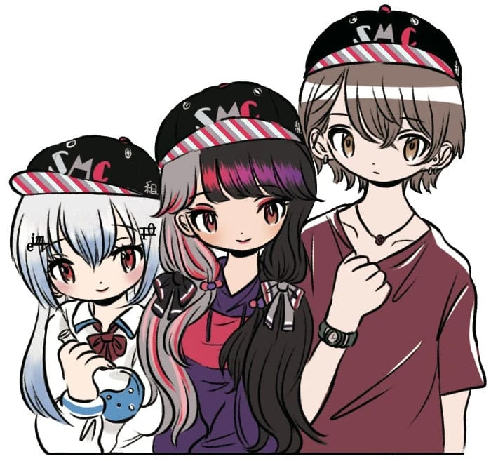 SMC-gumi's Baseball Cap designed and illustrated by Kae Tanaka