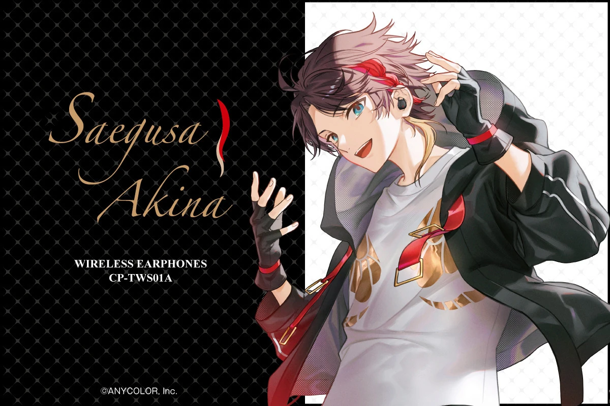 Saegusa Akina Wireless Earphone Illustration<br>by kyo zip