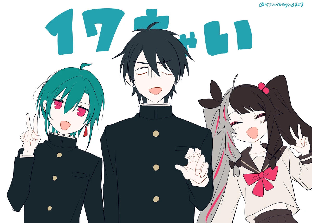 YoruMidori and Yumeoi Kakeru by Ninahachi