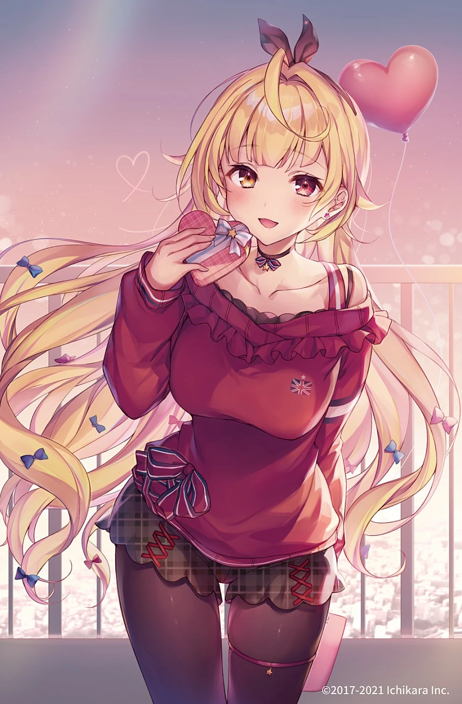 NIJISANJI Valentine Goods 2021 Illustration by Komeshiro Kasu