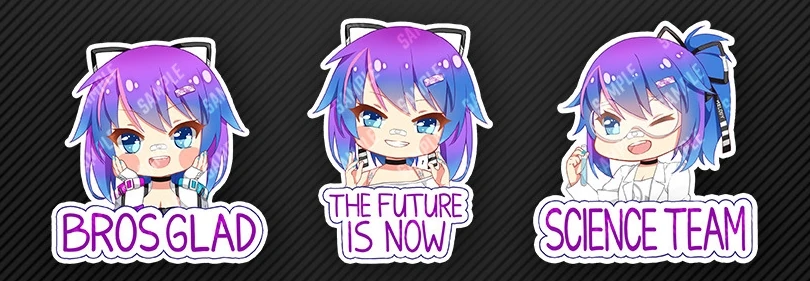 Projekt Melody Stickers by FPSMOE