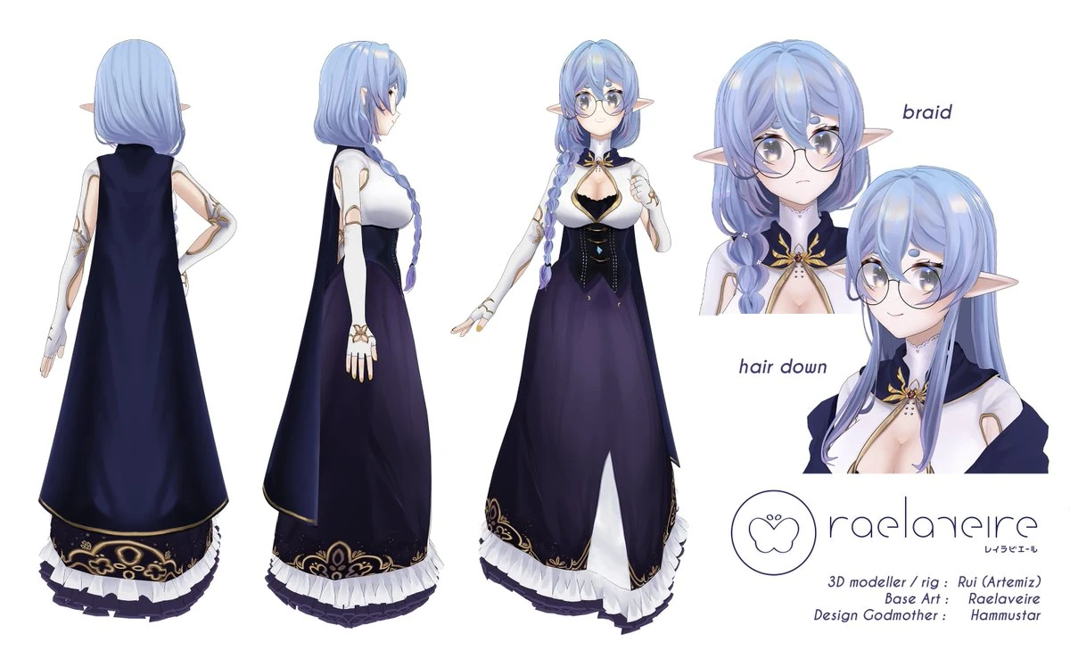 3D model reference sheet