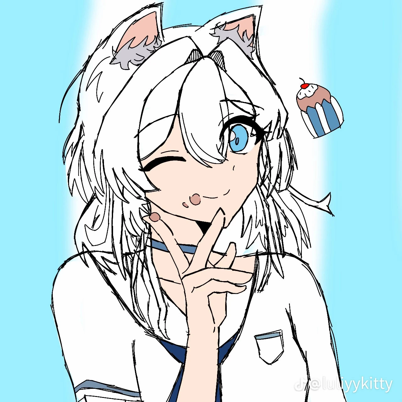 Sky Kitten Paws Art