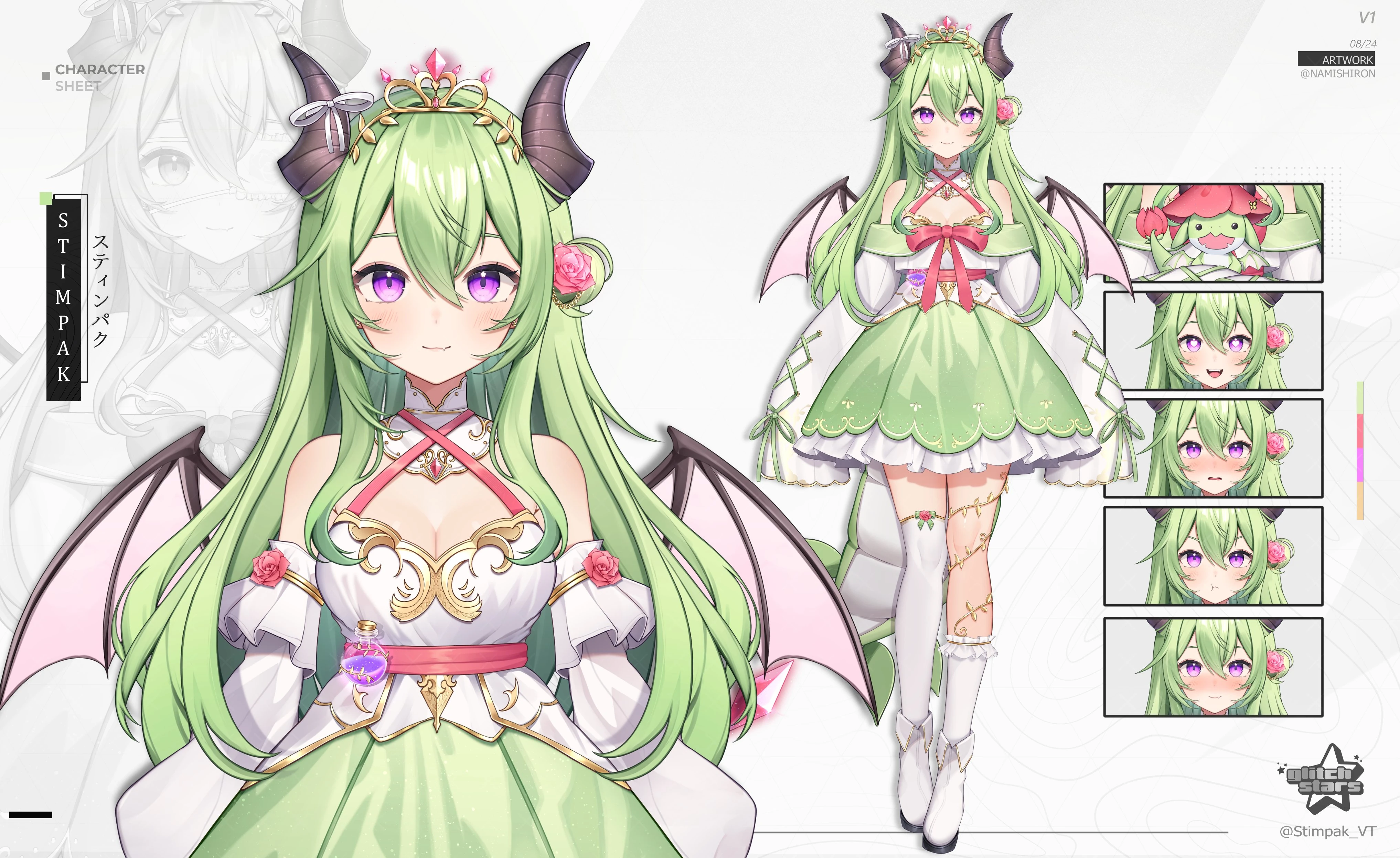 Character sheet <br>by namishiron