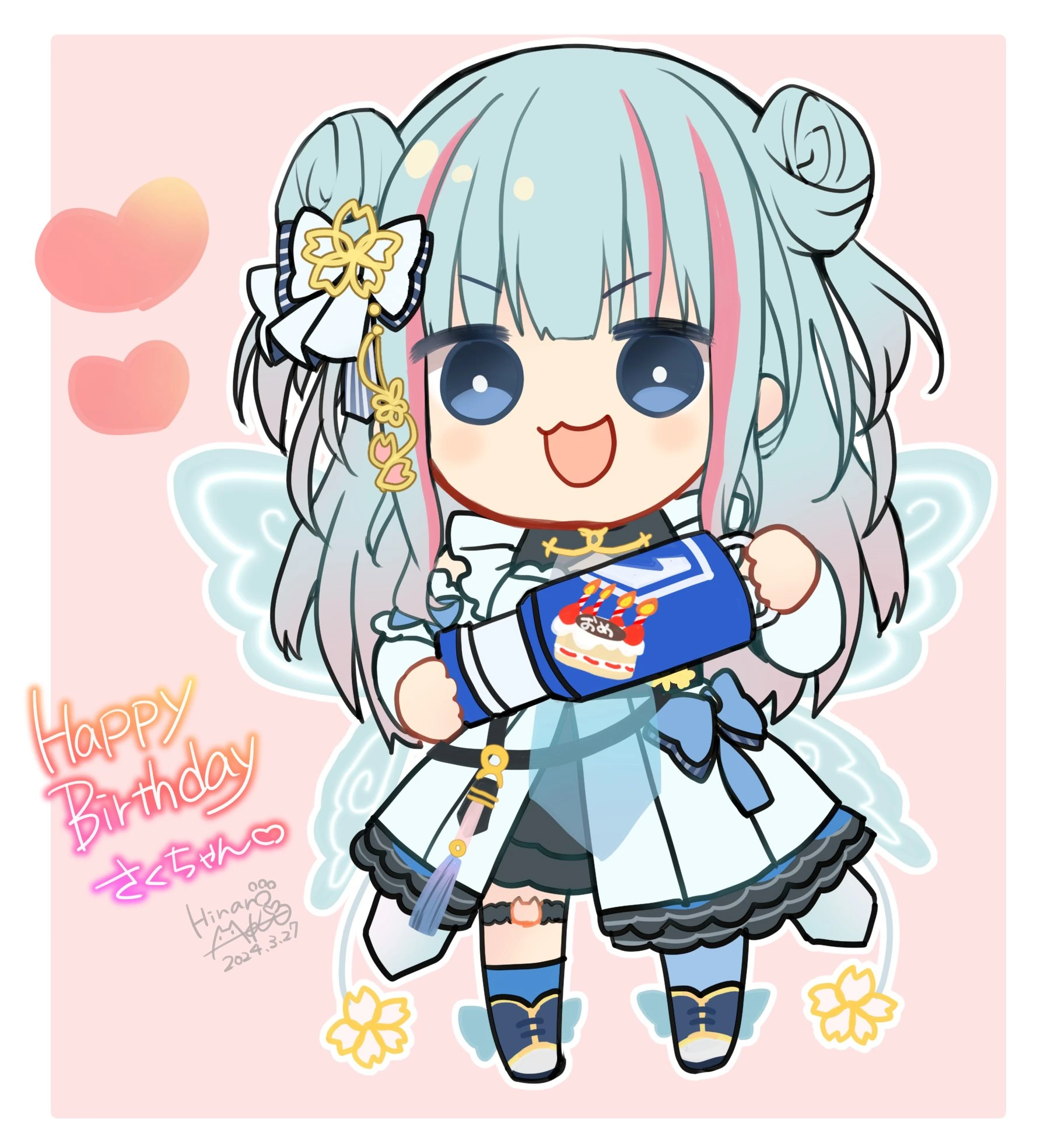 2024 Birthday Illustration<br>by Hinano Aki