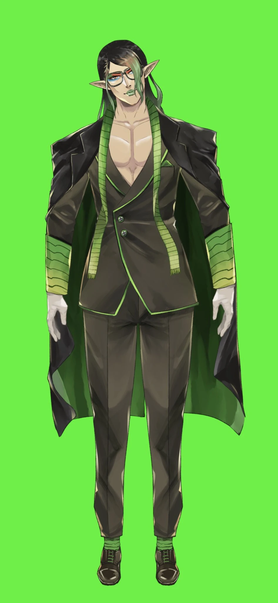 Suit With Glasses