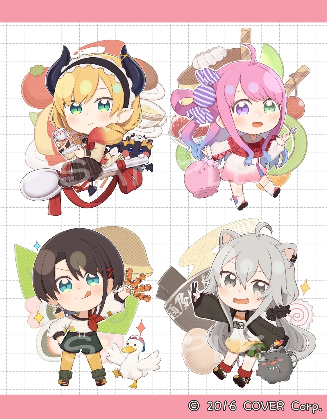 KYOMAF 2023 SD Illustrations by T o t a