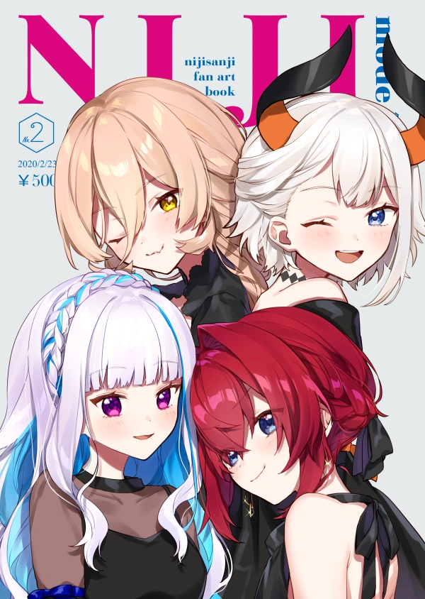 NIJImode2 Fanbook Cover Illustration<br>by Yamabukiiro