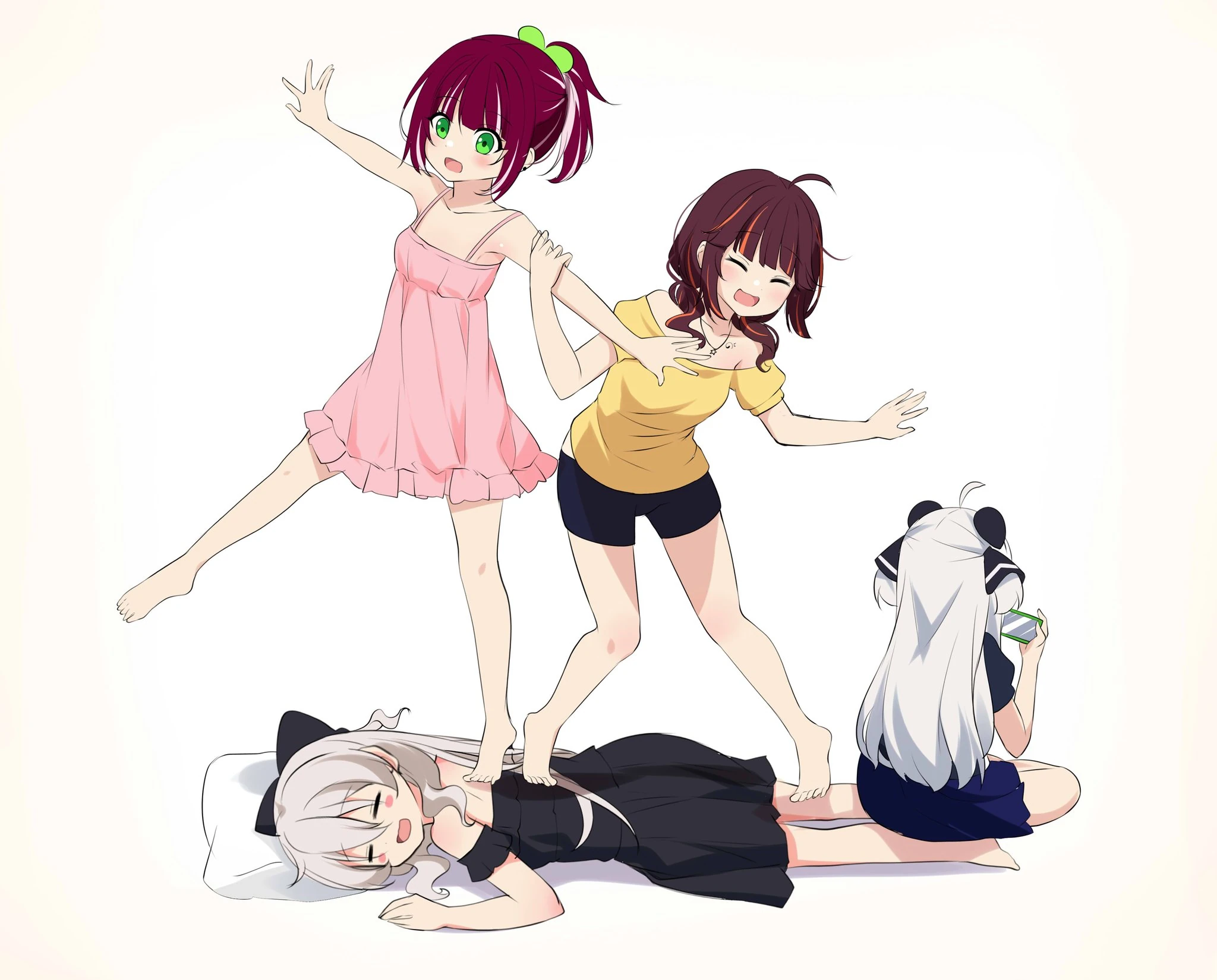 Nagisa, Ikazu401 and Suika by Keroro Suika