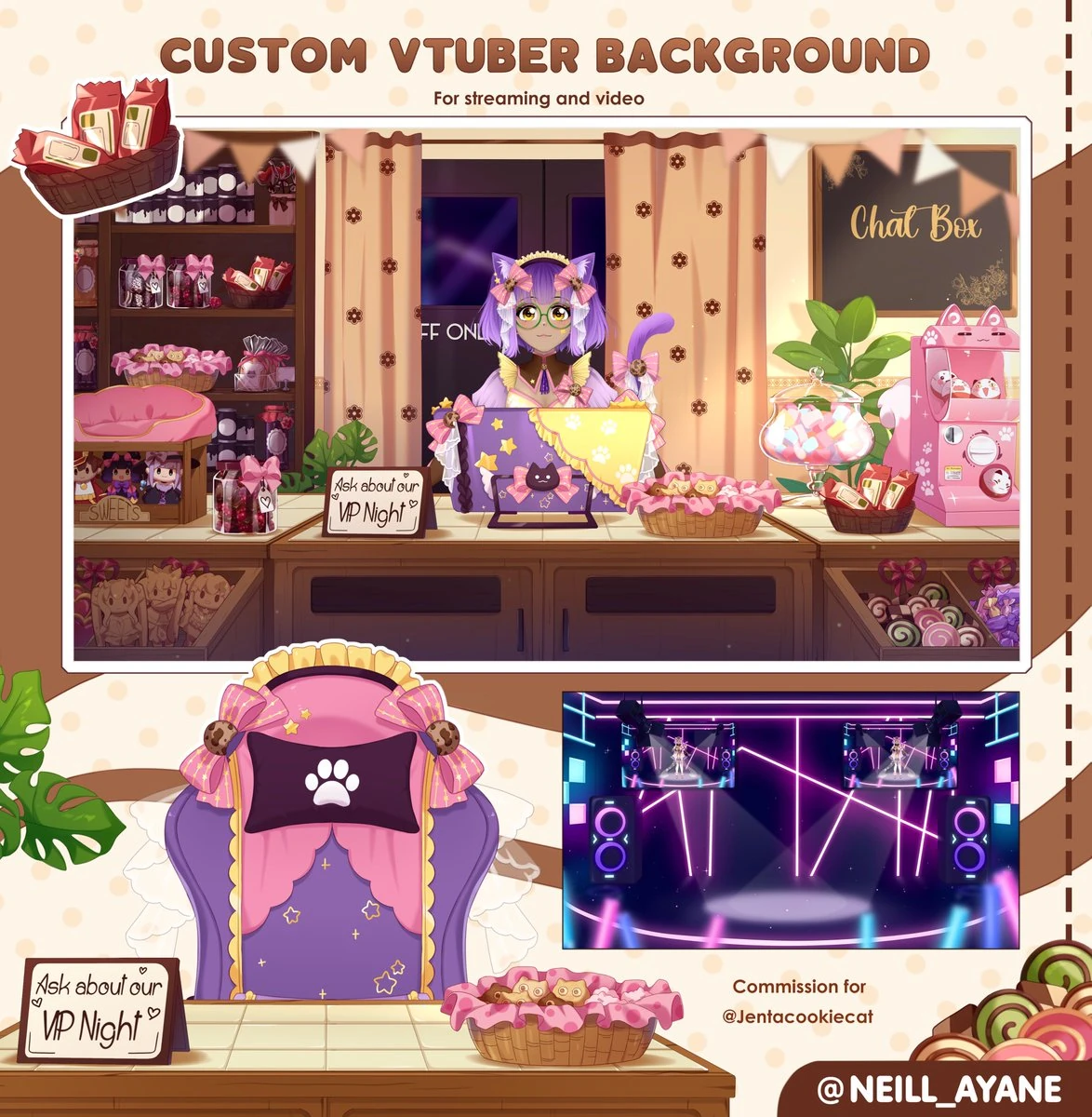 New set-up<br>by Neill Ayane