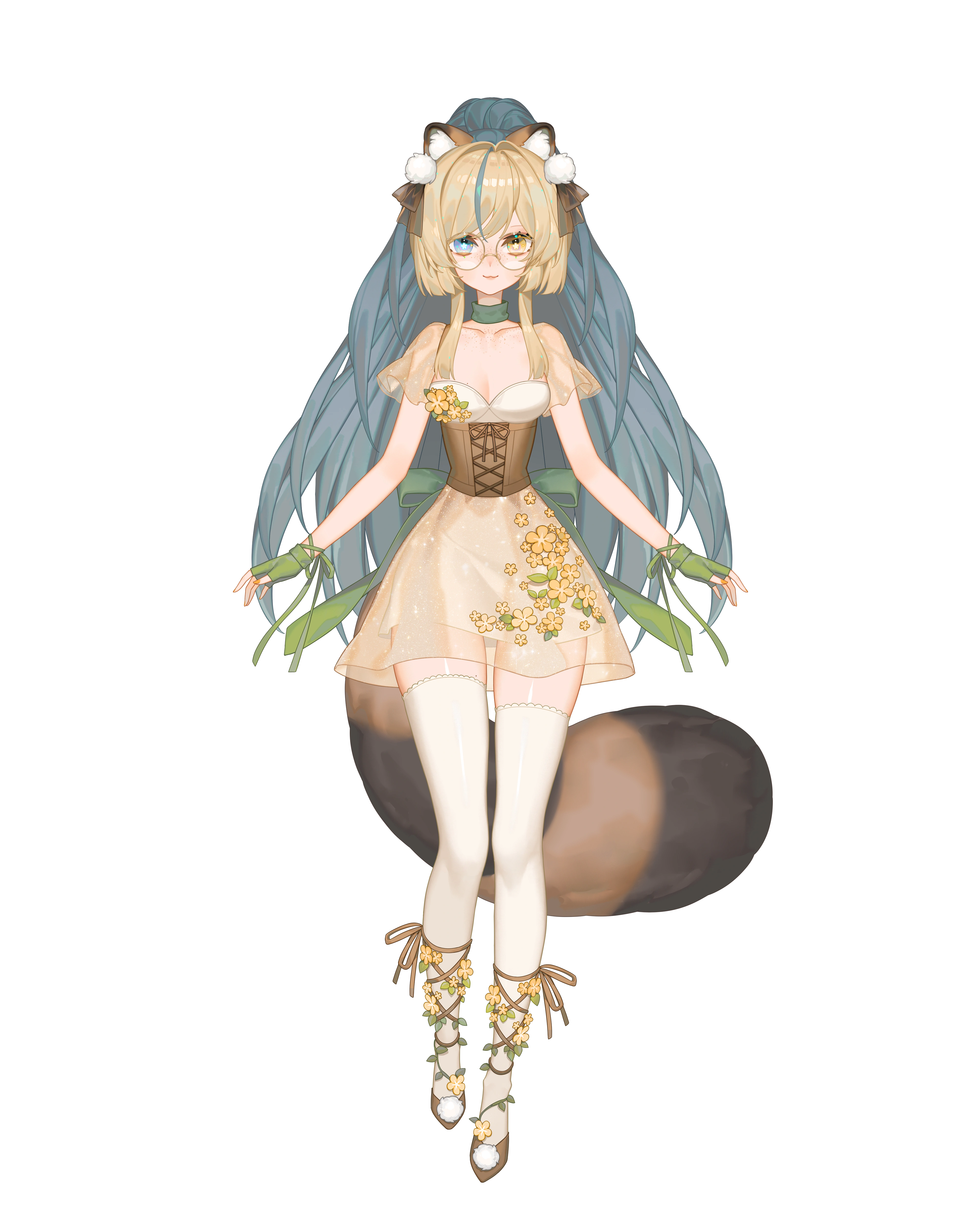 Full Body Spring Teeny with no cardigan