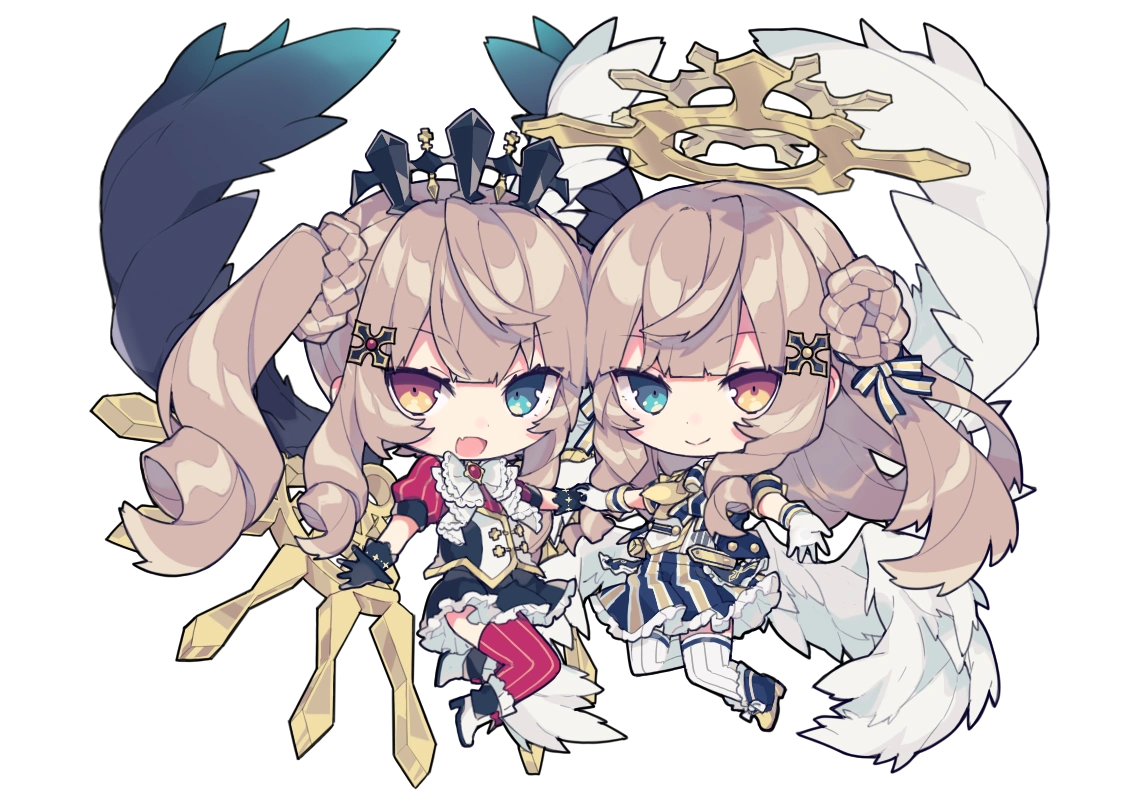 Chibi art featuring both Lamuril and Lemuel by by VMWT.