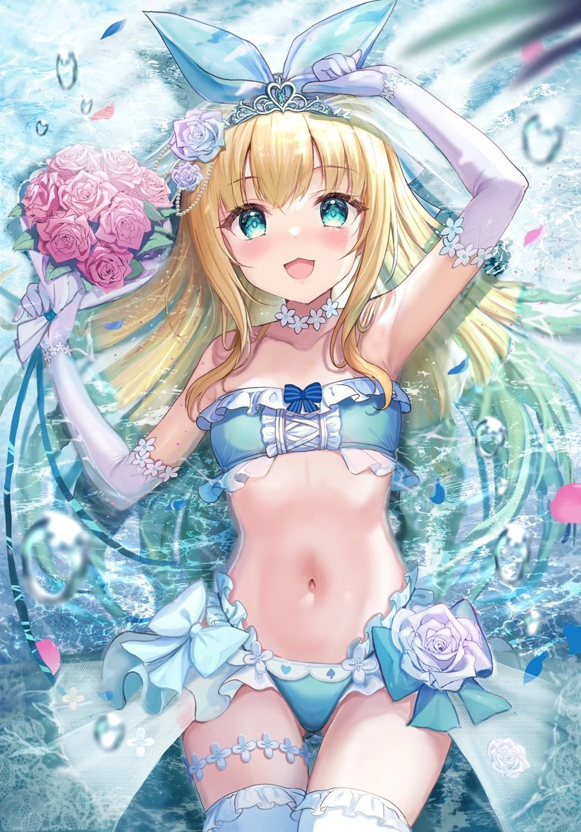 Summer Wedding Illustration<br>by Akabane