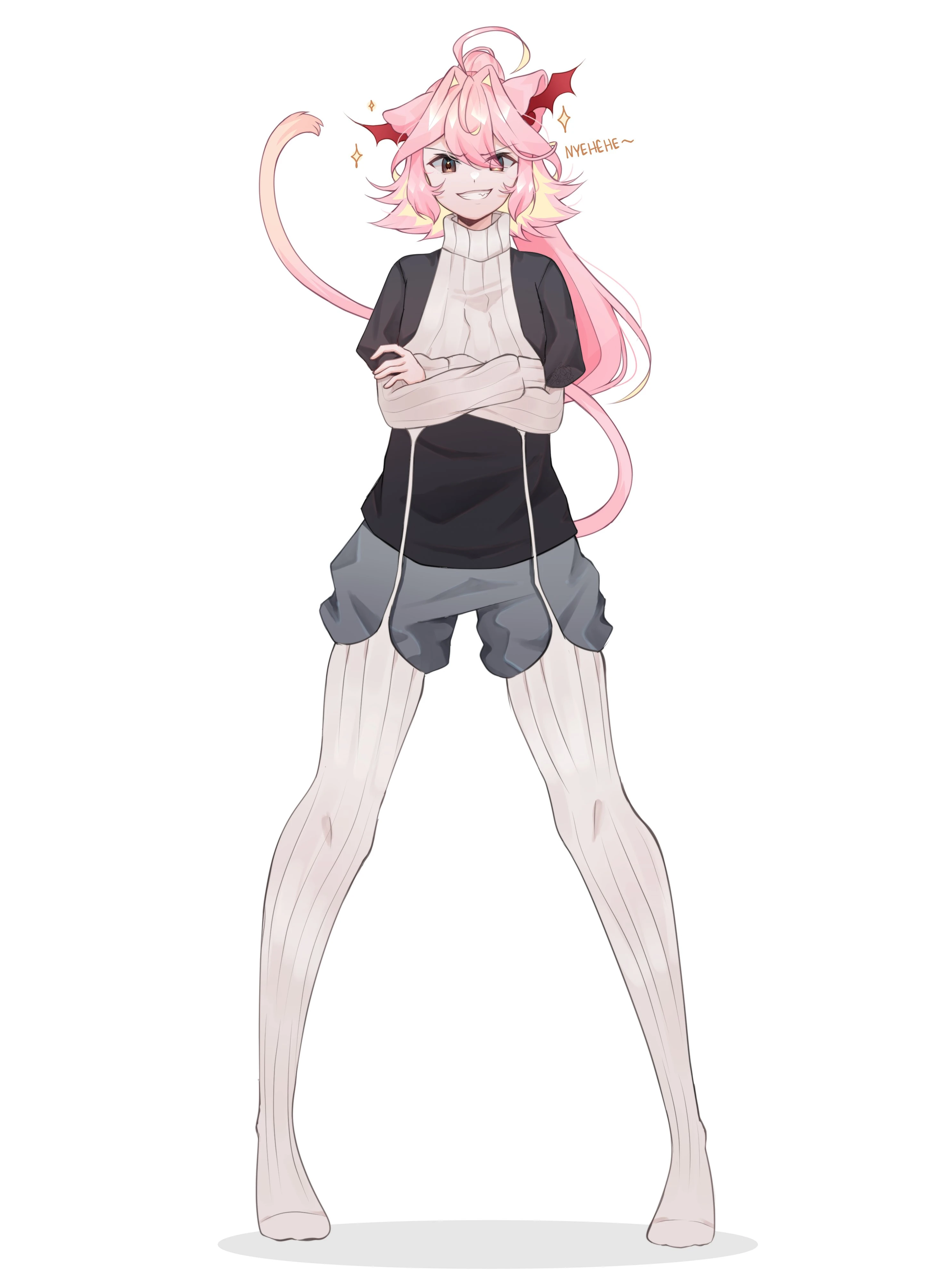 Mel wearing a certain sweater
