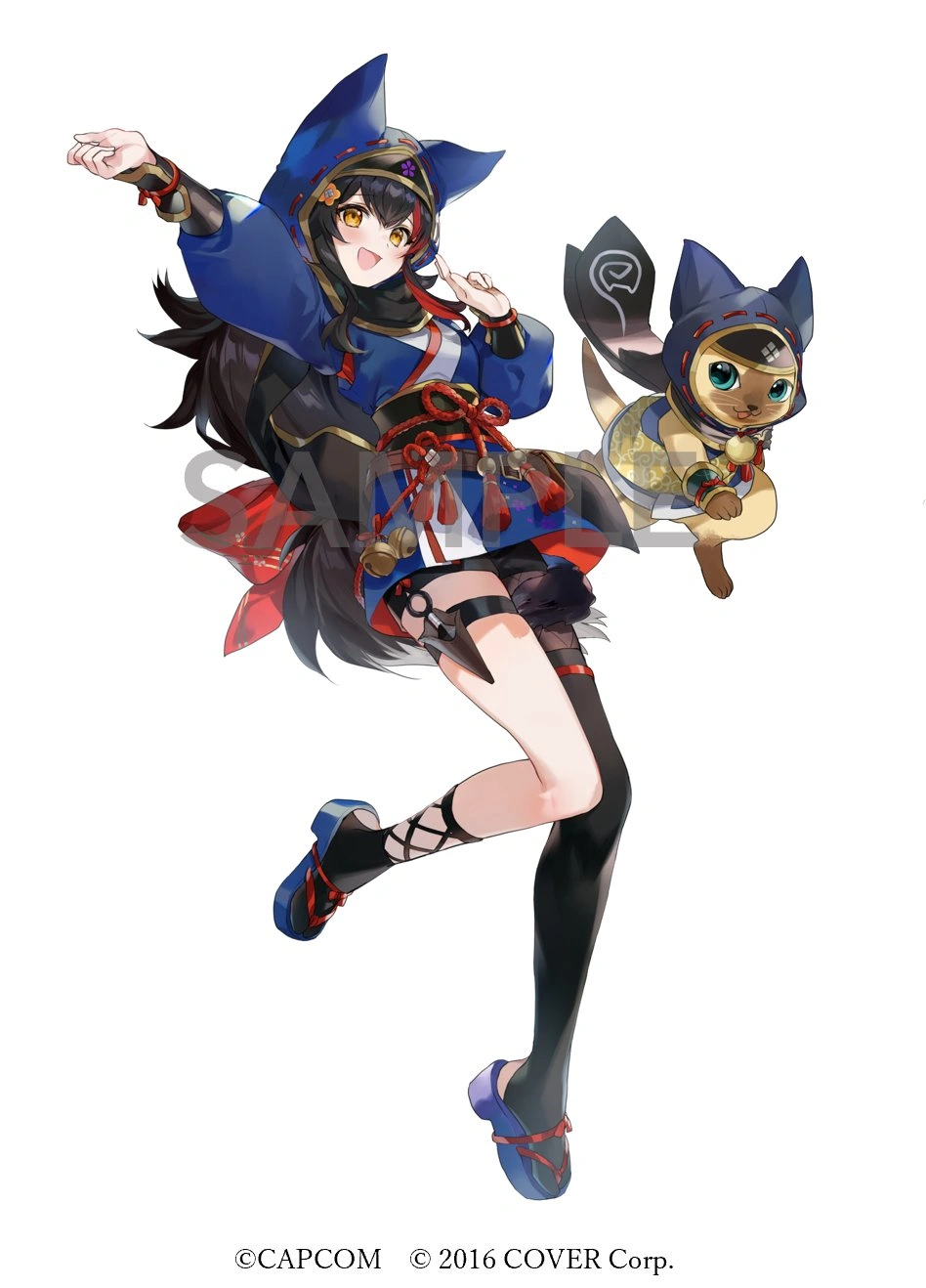 From Monster Hunter x hololive Collaboration Illustration<br>by Soraneko Hino