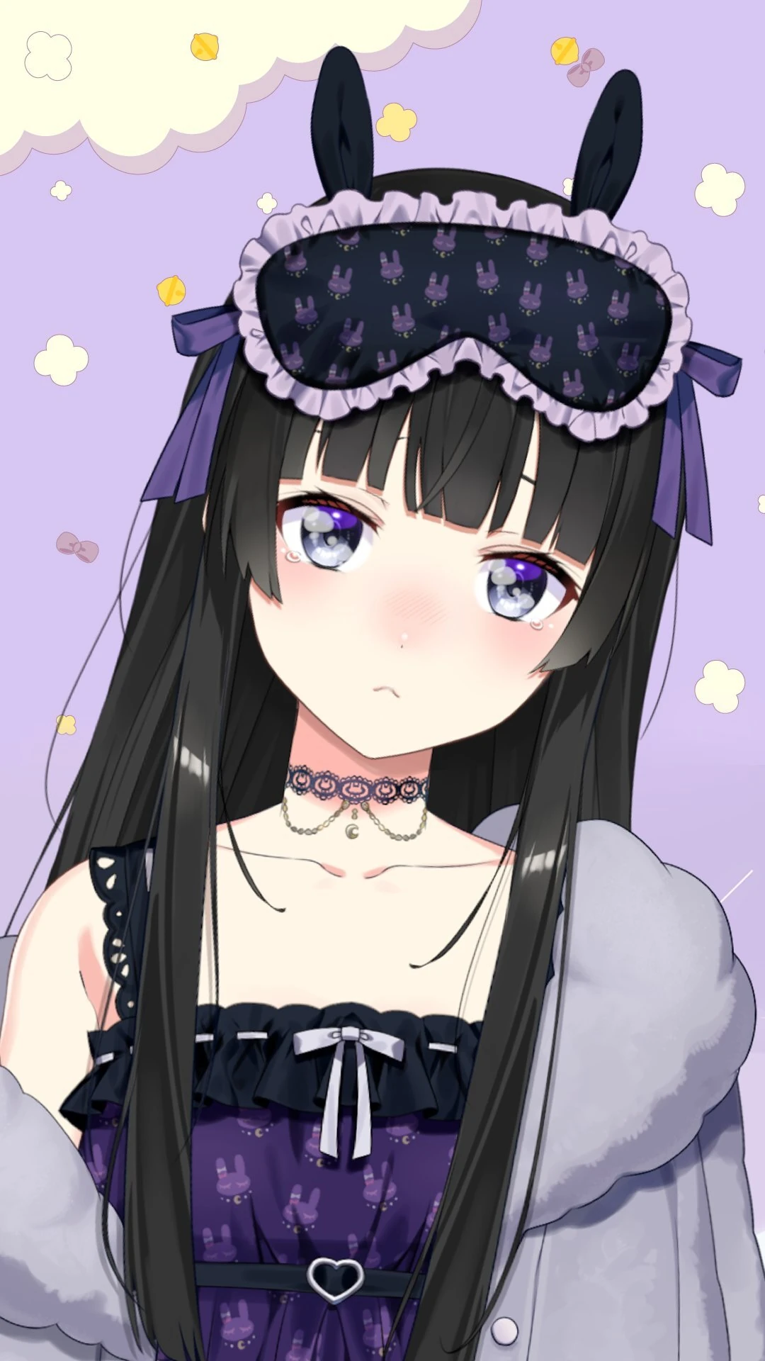 Loungewear With Long Hairstyle