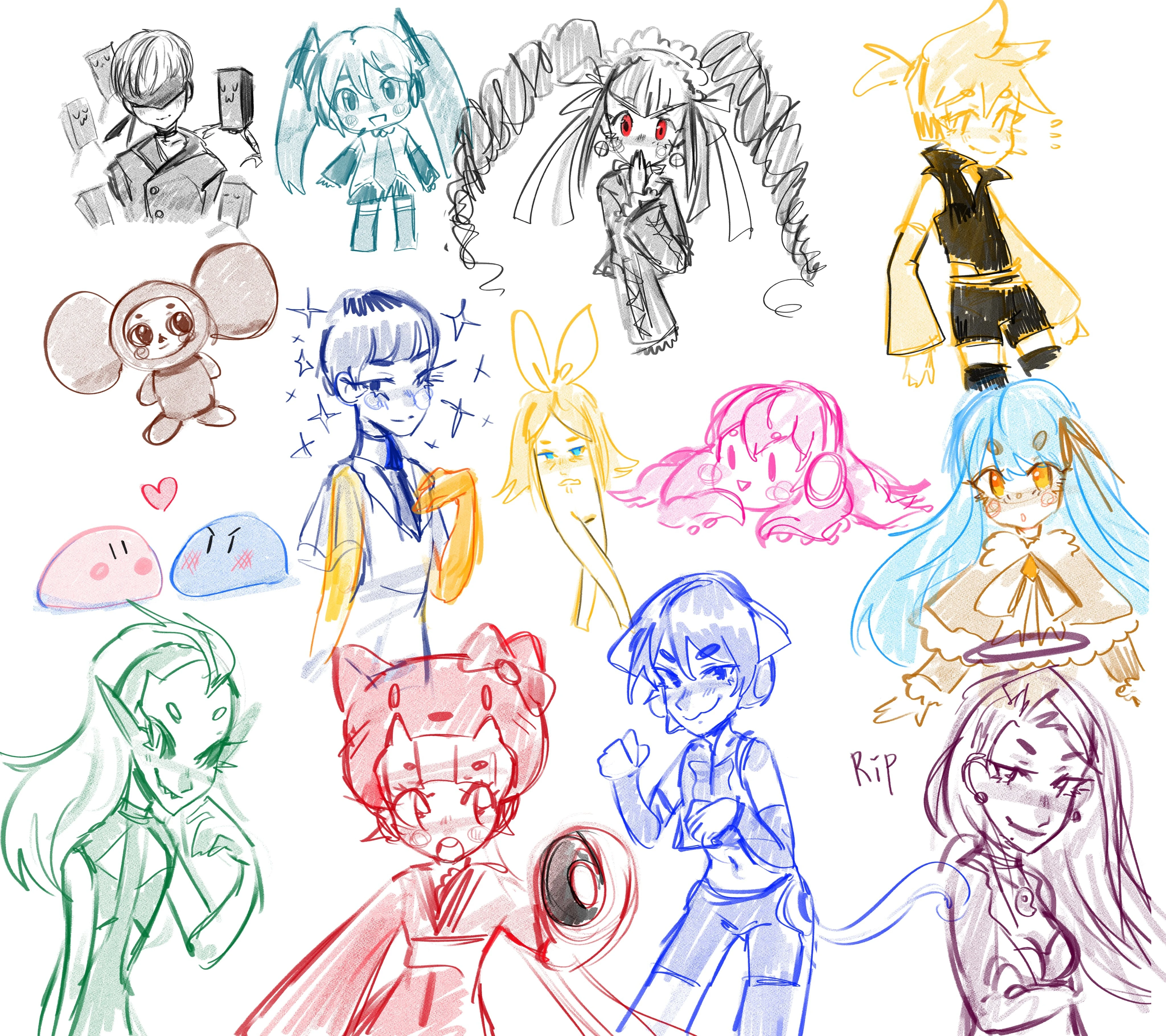 Debut Stream Doodles