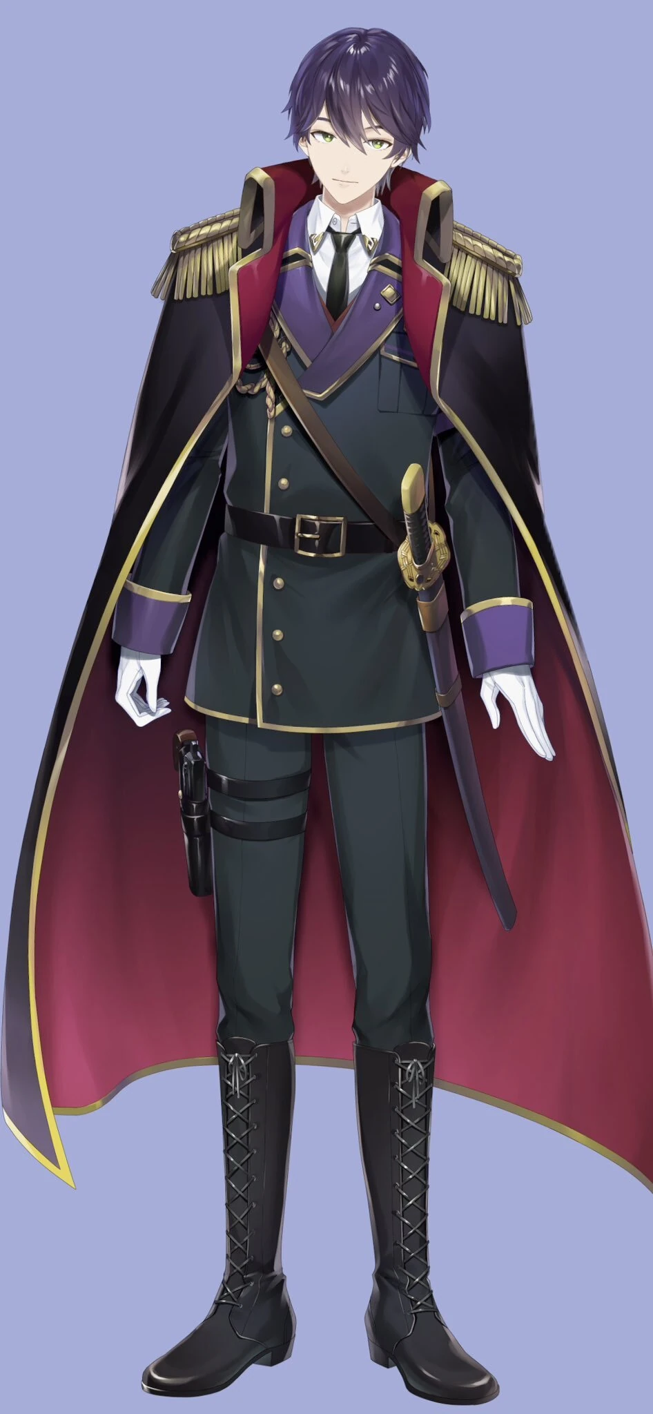 Military Uniform With Cloak
