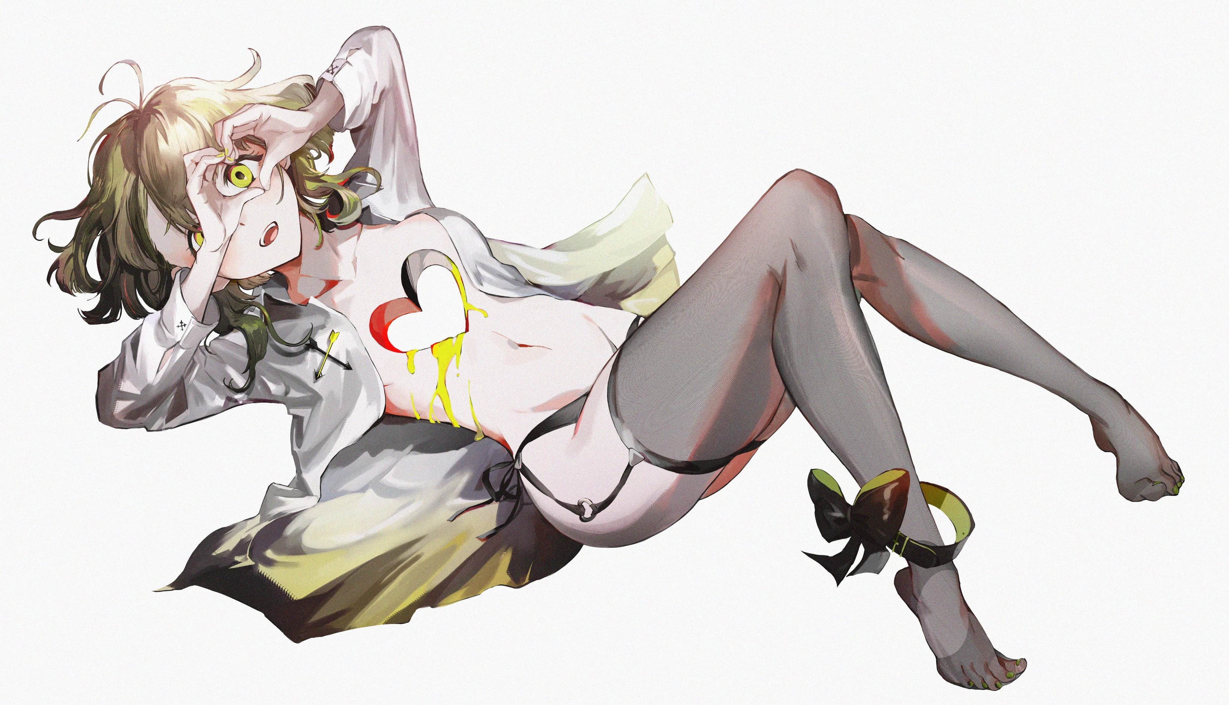 White Happy Illustration<br>by Kito