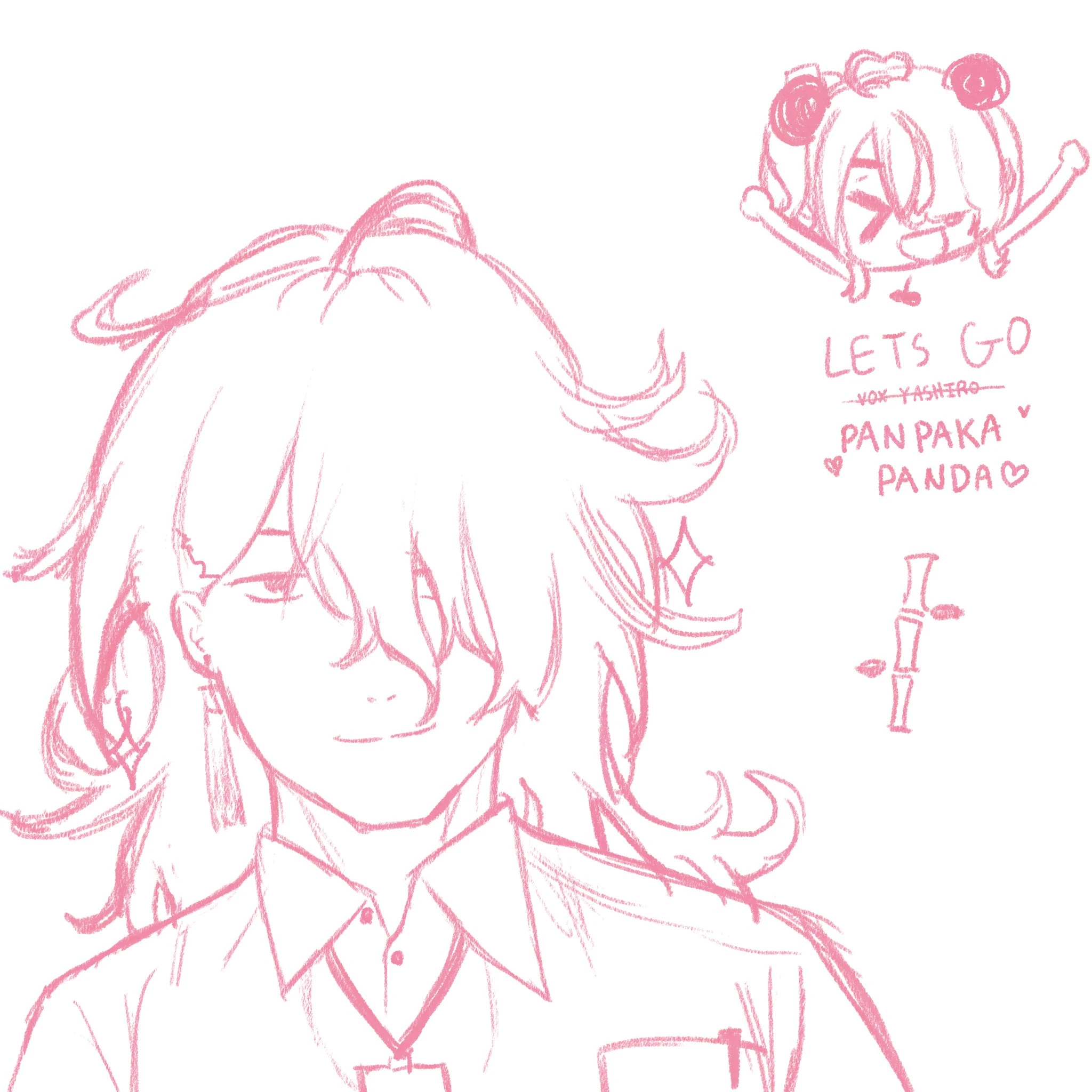 Yashiro Kizuku with Vox's hair (aka Vox Yashiro) by Maria Marionette