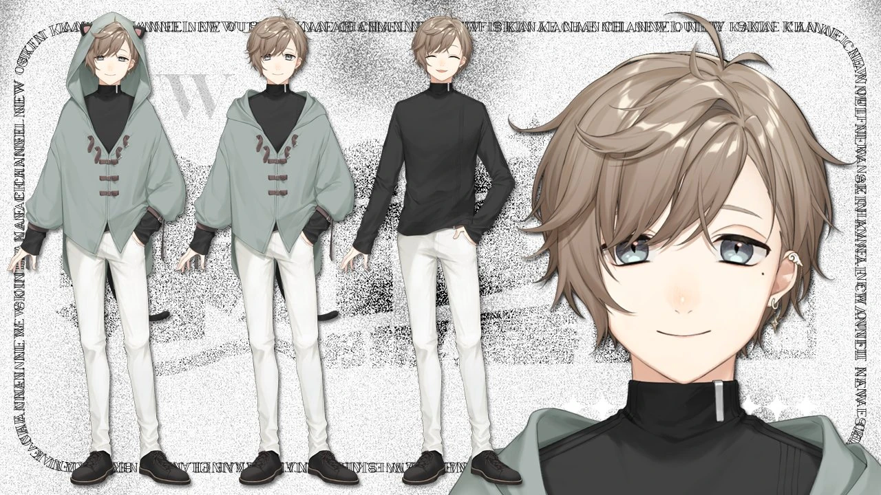 Poncho Hoodie Outfit by Aotobeni & U-suke