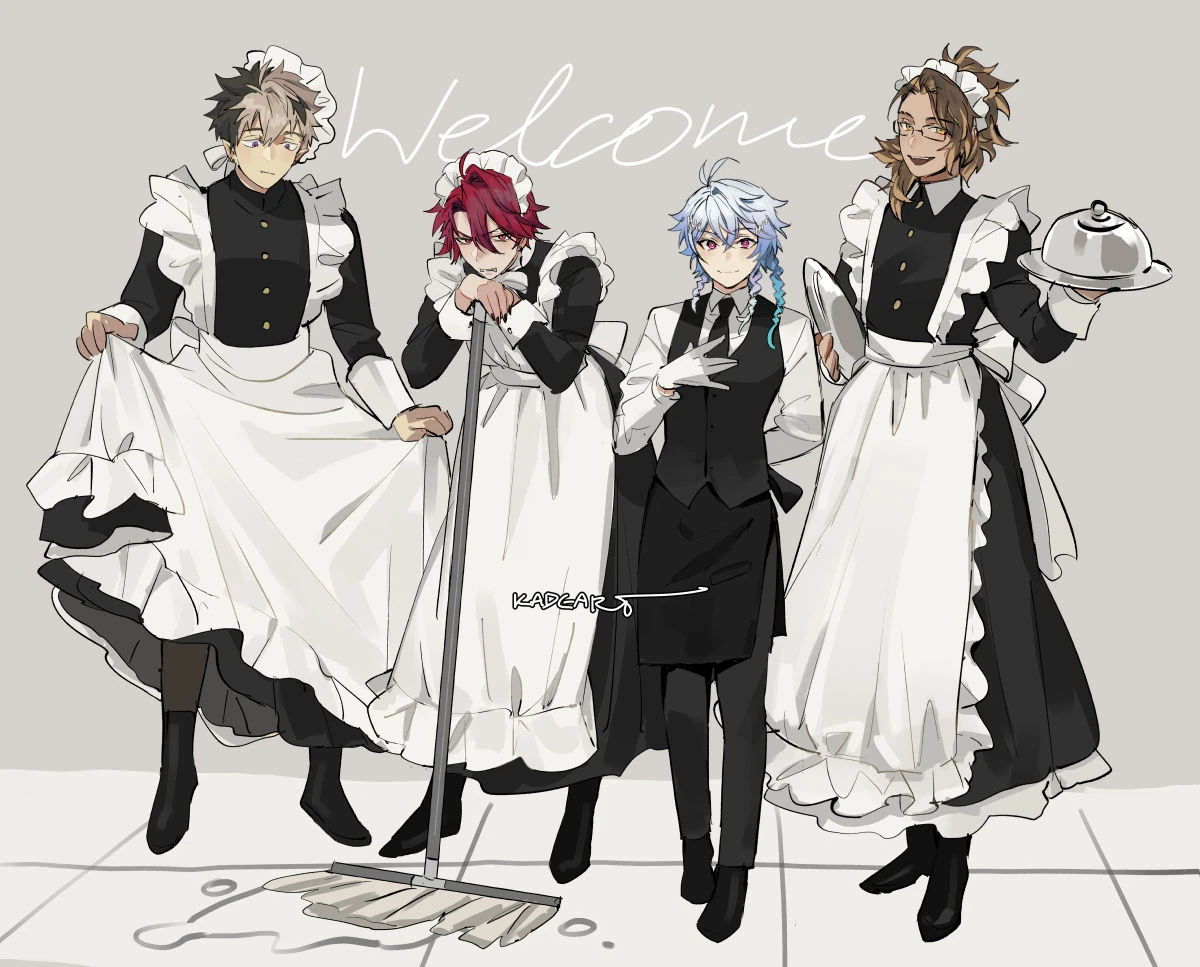 ARMIS as Maids by Kadeart