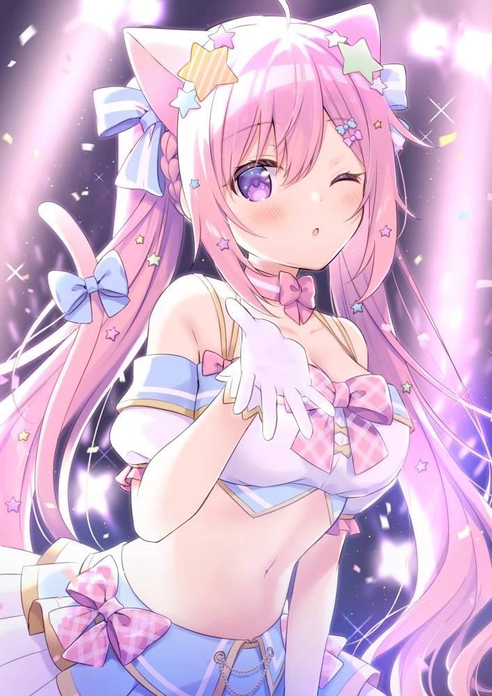 Enomiya Milk Debut Commemorative and Voice Pack Illustration