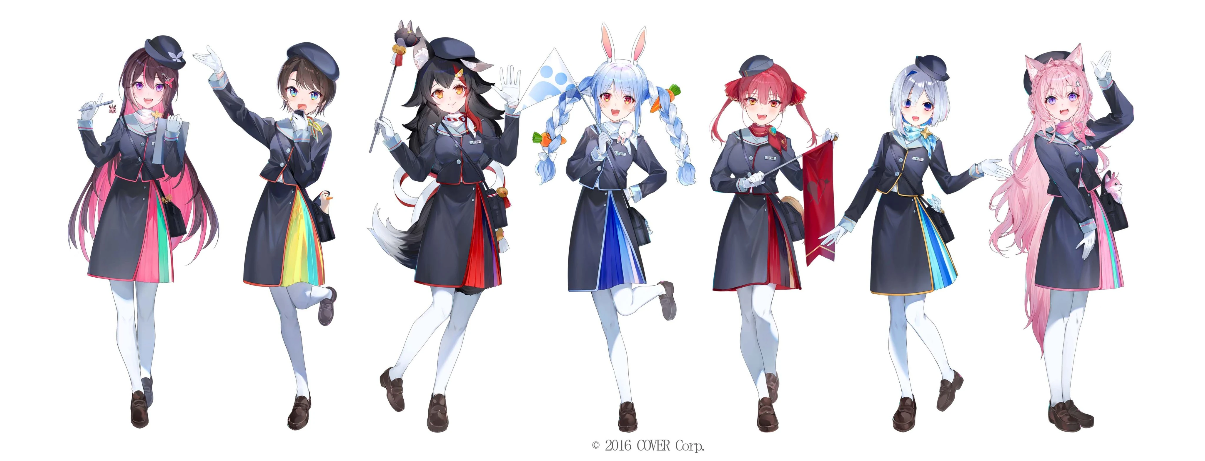 hololive CITY'24 TOURIST Illustration by Miwano Rag